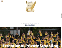Tablet Screenshot of lakefernmontessori.com